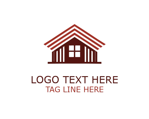 Premium Abstract Roofing Logo for Professional Construction and Property Branding