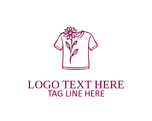 Premium Apparel Linear Clothing Logo
