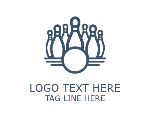 Premium Bowling Club Emblem Logo Design