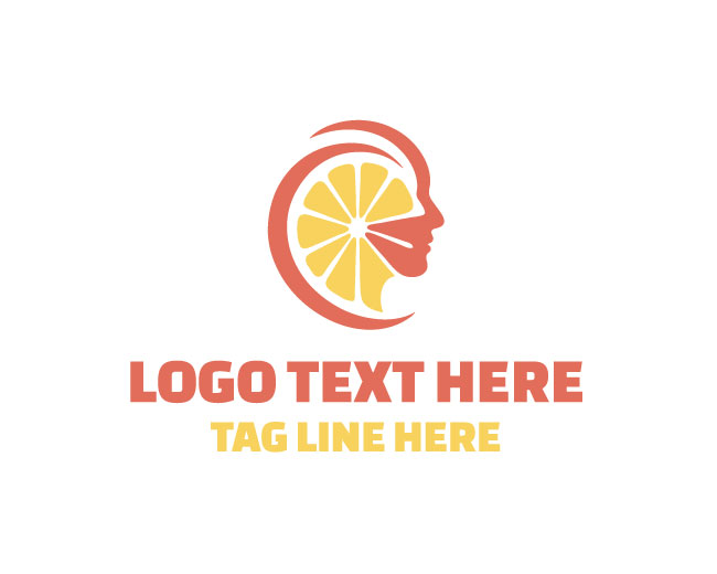 Premium Brain Citrus Logo