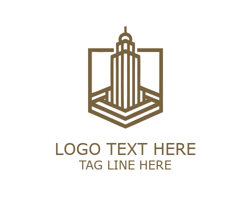 Premium Building Real Estate Logo for Luxury Property Branding