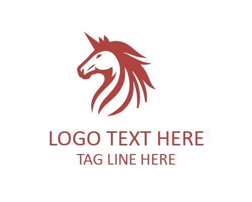 Premium Business Linear Horse Logo