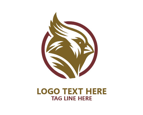 Premium Cardinal Bird Logo