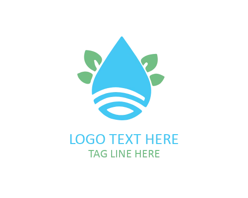 Premium Drop Emblem Logo