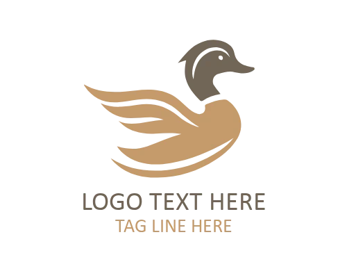 Premium Duck Badge Logo for Luxury and Lifestyle Brands