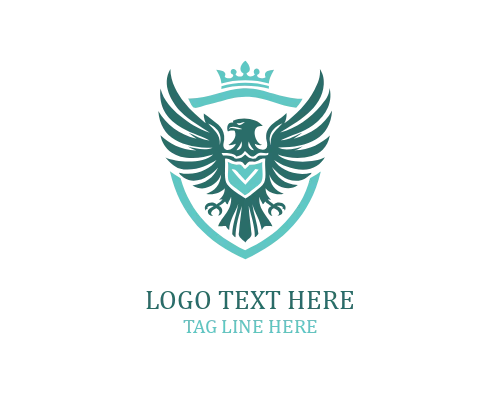Premium Eagle Circle Logo