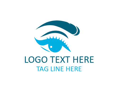  Premium Eyebrow Beauty Logo