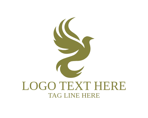 Premium Flame Bird Logo for Luxury Brands and Strong Identity