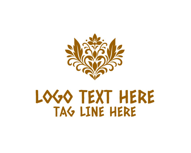 Premium Floral Signature Logo