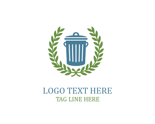 Premium Garbage Bin Logo