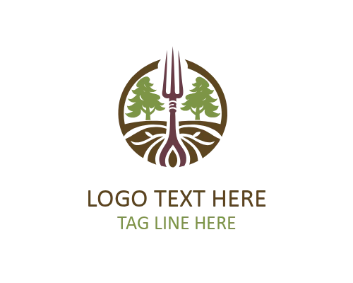Premium Gardening Logo for Professional Landscaping and Garden Services