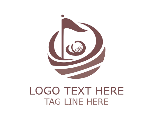 Premium Golf Emblem Logo for Luxury Sports Branding