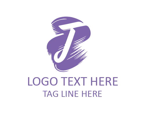 Premium Handwritten Brush Letter J Logo for Luxury Identity