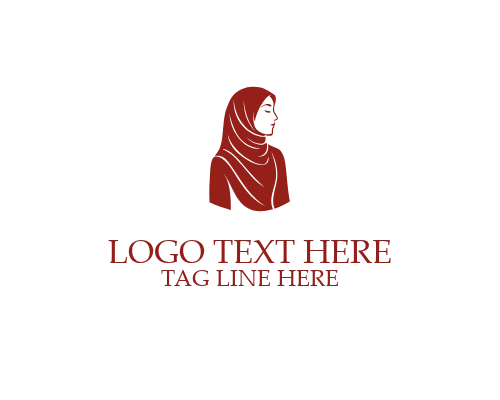 Premium Hijab Circle Logo