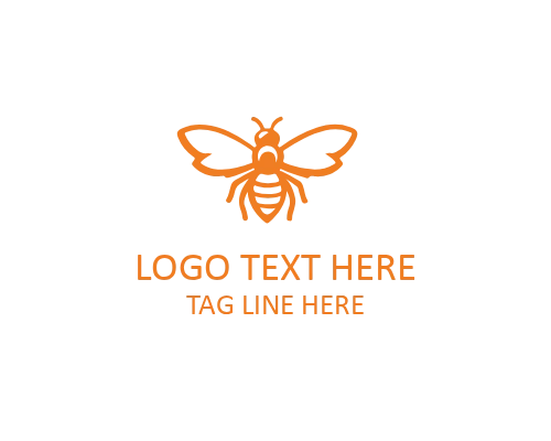 Premium Honey Bee Logo