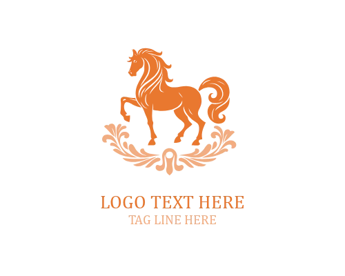 Premium Horse Crest Logo