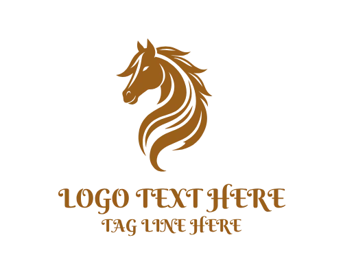 Premium Horse Logo for Luxury Equestrian Brands