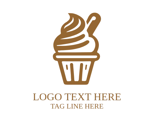 premium ice cream logo