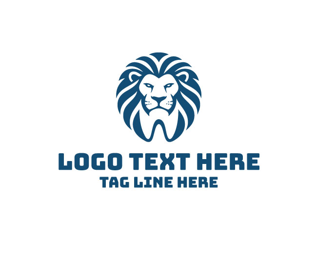 Premium Lion Smile Logo