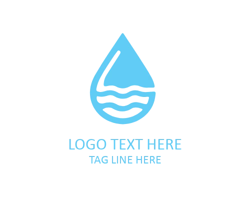 Premium Liquid Drop Logo