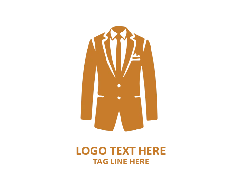 Premium Man Dress Icon Logo