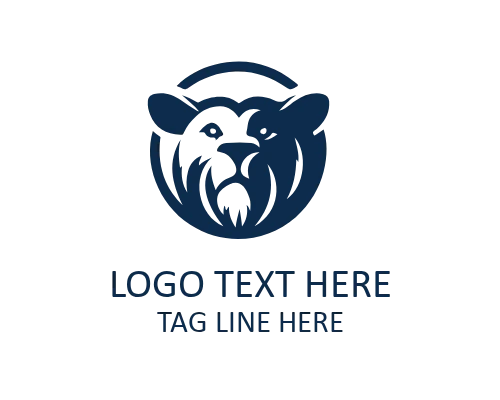 Premium Mascot lion Head Logo for Luxury Branding
