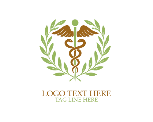 Premium Medical Caduceus Logo