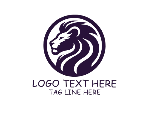 Premium Menswear Elegant Lion Logo