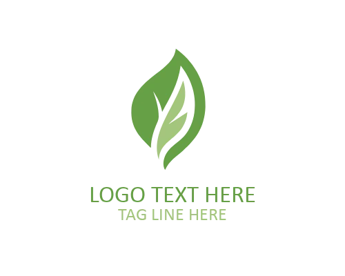 Premium Minimal Leaf Logo