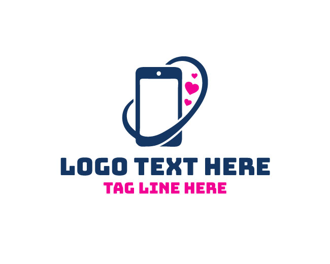 Premium Mobile Love Logo