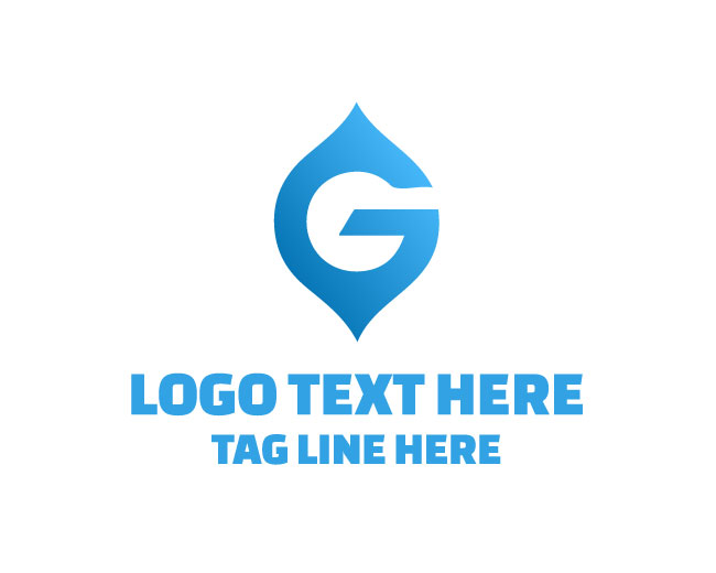Premium Modern Letter G Drop Logo