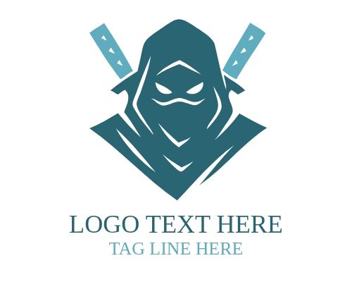 Premium Ninja Mascot Logo