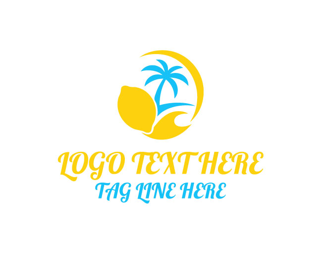 Premium Ocean Lemon Logo