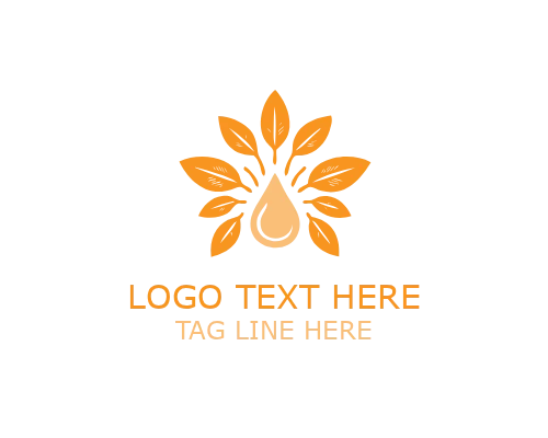 Premium Oil Drop Logo