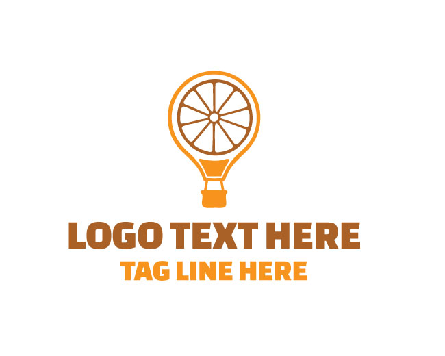Premium Orange Party Logo
