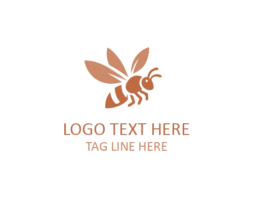 Premium Organic Bee Logo