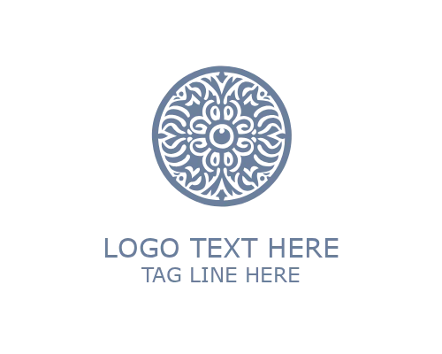  Premium Ornamental Border Logo