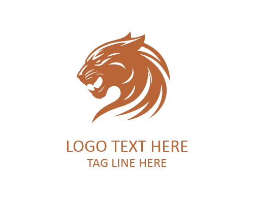 Premium Panther Badge Logo