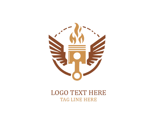 Premium Piston Wings Logo