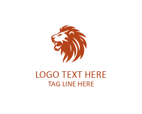 Premium Roaring Lion Icon
