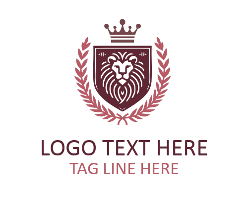 Premium Royal Lion Shield Logo for Elite Identity