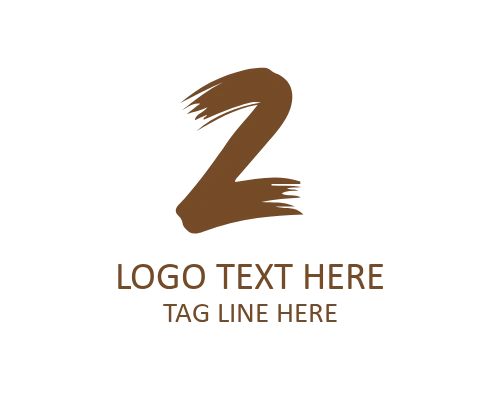 Premium Script Brush Letter Z Logo for Corporate Branding