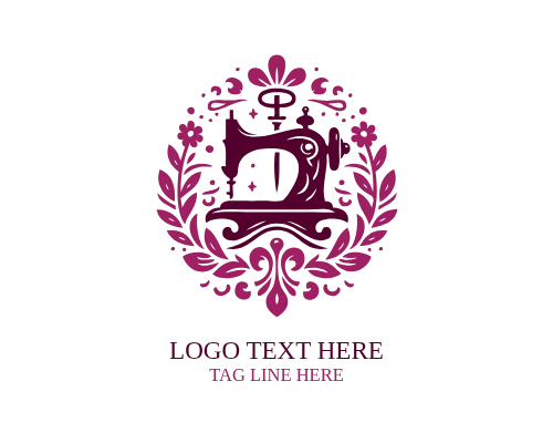 Premium Sewing Logo