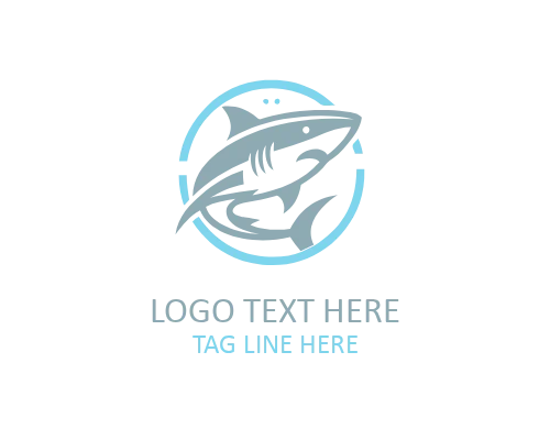 Premium Shark Face Logo