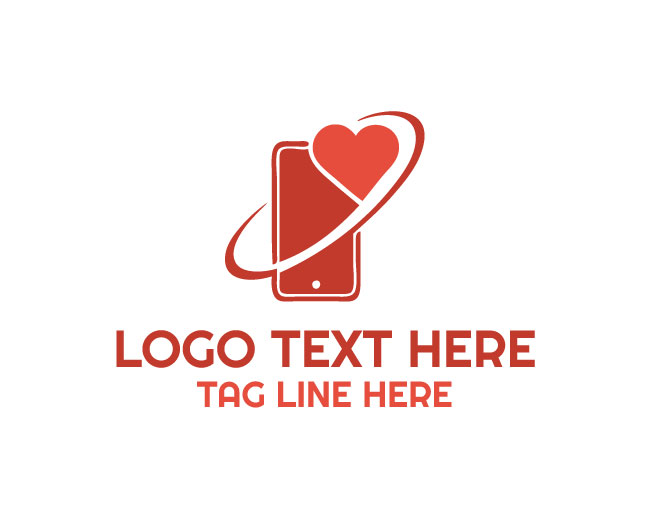 Premium Smartphone Love Logo