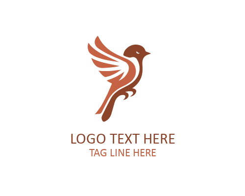 Premium Sparrow Logo Design