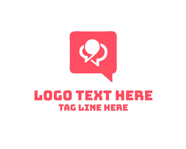  Premium Speech Bubble Logo
