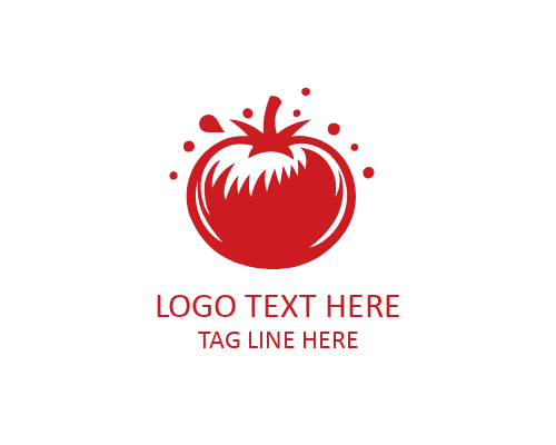 Premium Tomato Logo for Gourmet Food Brands
