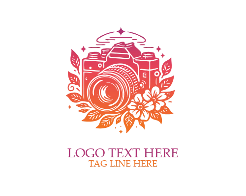 Premium Vintage Camera Logo