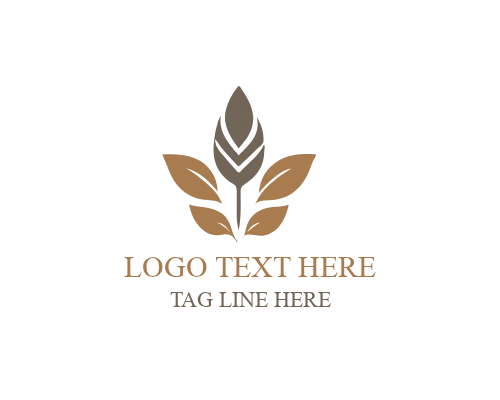 Premium Wellness Leaf Logo for Luxury Spa and Health Branding